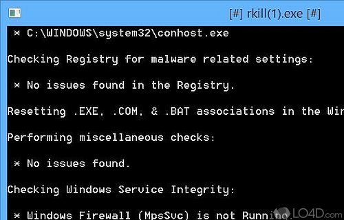 Free Software for Security Seekers - Screenshot of RKill