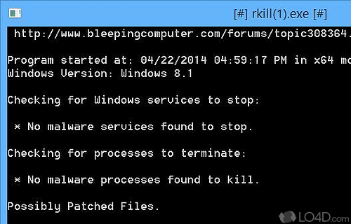 Stop running processes that cannot be stopped via Task Manager - Screenshot of RKill