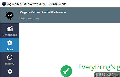 Remove a wide range of PUP, toolbars and malware - Screenshot of RogueKiller