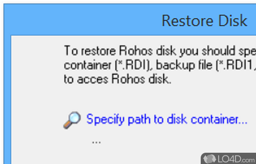 Encrypt files - Screenshot of Rohos Mini Drive