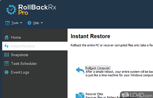 RollBack Rx Professional Screenshot