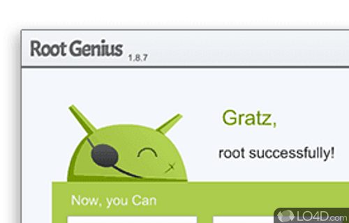 Quick and easy to perform device rooting - Screenshot of Root Genius
