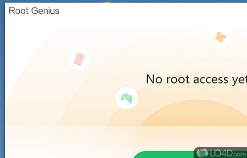 With this app, root Android phone to change default factory settings - Screenshot of Root Genius