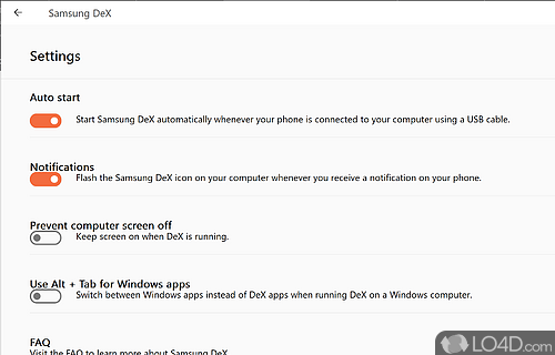 Samsung DeX Screenshot