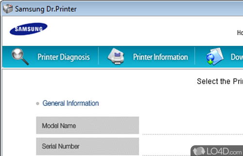 Samsung Dr Printer Screenshot