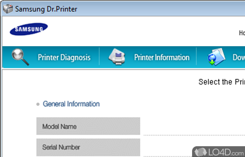 Samsung Dr. Printer screenshot