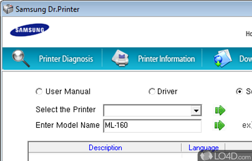 Samsung Dr. Printer screenshot