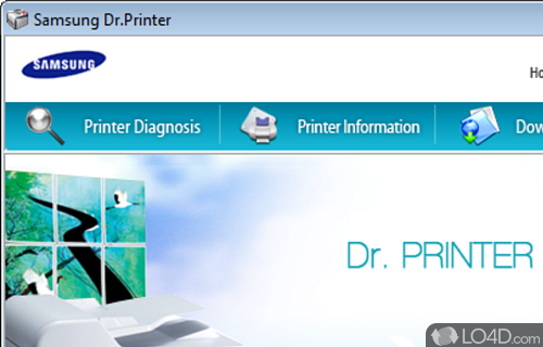 User interface - Screenshot of Samsung Dr. Printer