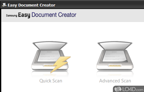 User interface - Screenshot of Samsung Easy Document Creator