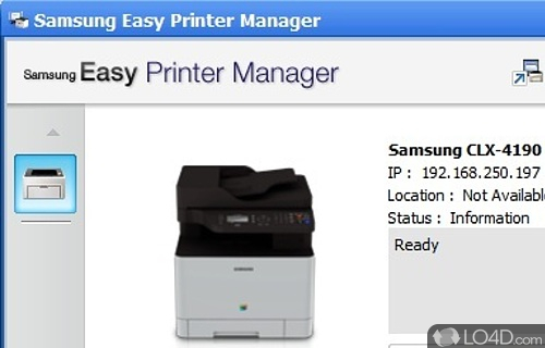 Samsung Easy Printer Manager Screenshot