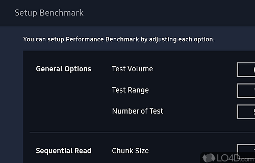 SSD performance management - Screenshot of Samsung Magician