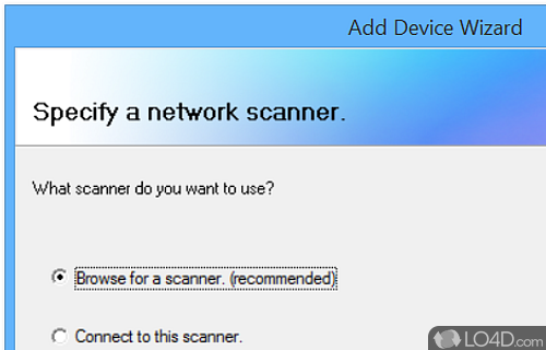 Samsung Network Scan Manager screenshot