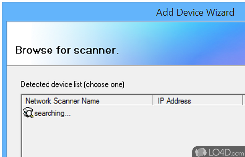 Samsung Network Scan Manager screenshot