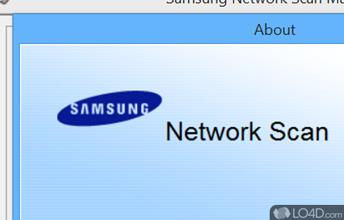 Samsung Network Scan Manager screenshot