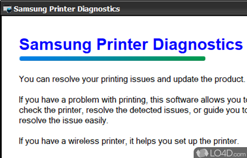 Samsung Printer Diagnostics Download