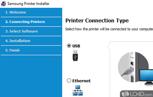 Screenshot of Samsung Printer Installer - Helpful utility to install the printer