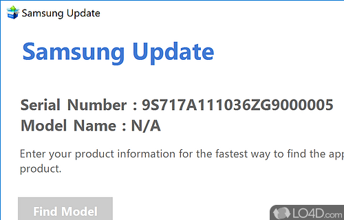 Easy automated updates - Screenshot of Samsung Update