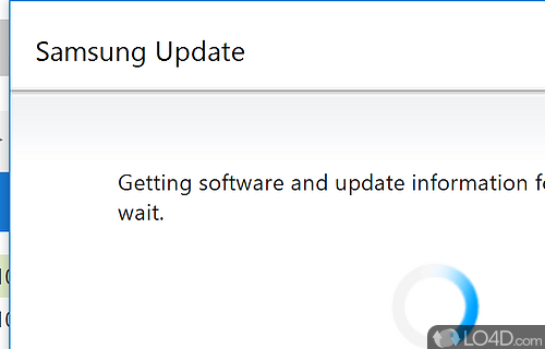 Tweak behavior and set up schedules - Screenshot of Samsung Update