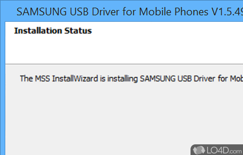 Android app developers - Screenshot of Samsung USB Driver for Mobile Phones
