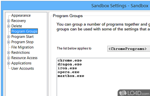 Suitable for testing purposes - Screenshot of Sandboxie