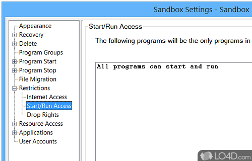 Avoid viruses, phishing and more - Screenshot of Sandboxie