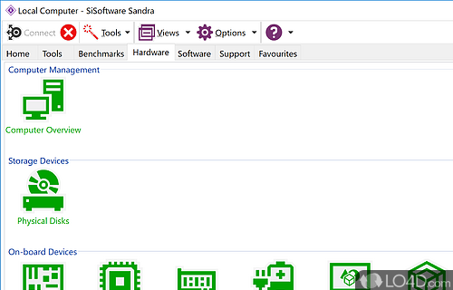 All around tool, benchmarking, system diagnostic and analyser - Screenshot of SiSoftware Sandra Lite