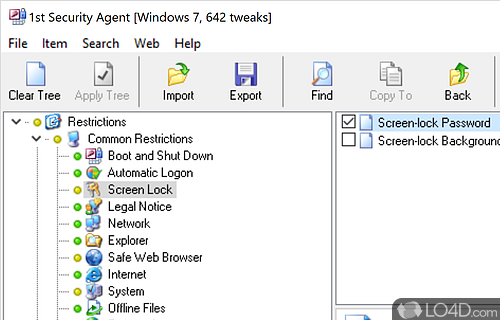 Frustrating installation and forced restart - Screenshot of 1st Screen Lock