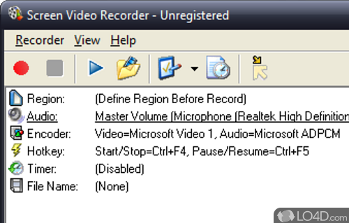 Screen Video Recorder Screenshot