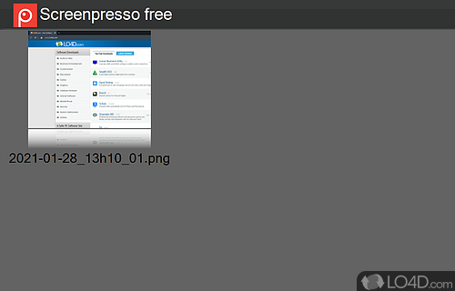 Grab an image or video - Screenshot of Screenpresso