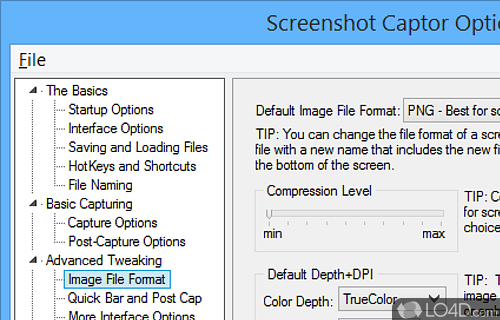 Can automate screen capture process - Screenshot of Screenshot Captor