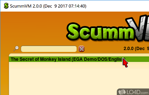 Intuitive and fun game emulator - Screenshot of ScummVM