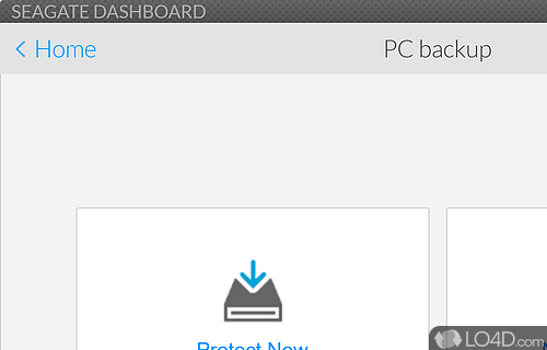 Seagate Dashboard Screenshot