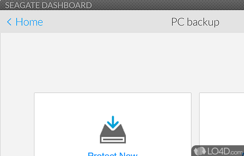 Seagate Dashboard screenshot