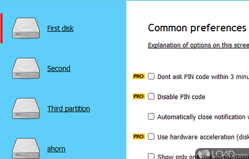 Create a hidden drive to store your most important files - Screenshot of Secret Disk