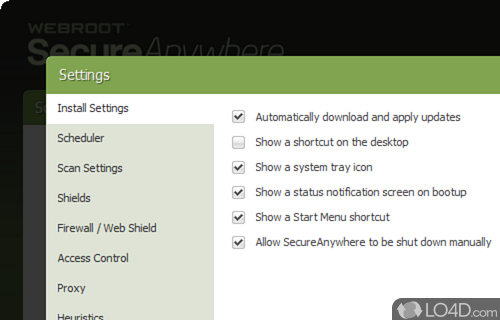 Webroot SecureAnywhere AntiVirus screenshot