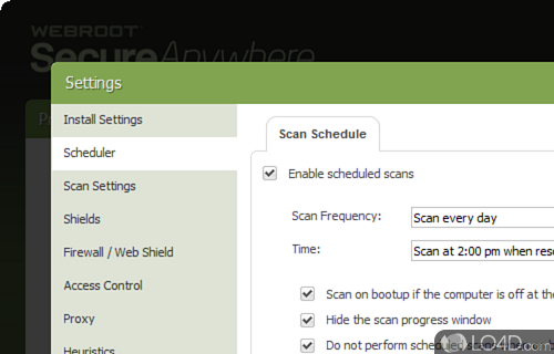 Webroot SecureAnywhere AntiVirus screenshot