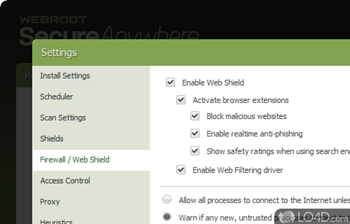 Webroot SecureAnywhere AntiVirus screenshot