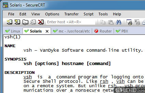 SecureCRT Screenshot