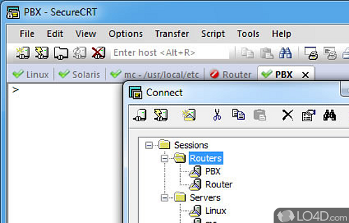 SecureCRT Screenshot