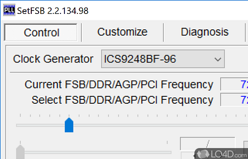 Quickly gain thorough details about CPU and push it to the limits for extra performance - Screenshot of SetFSB