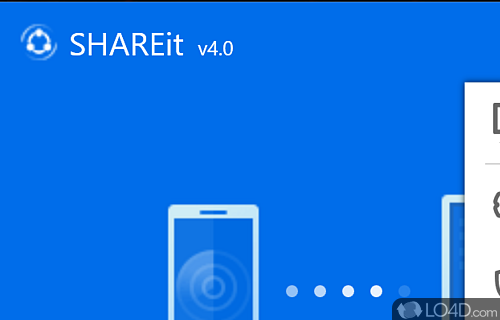 A straightforward file transfer tool - Screenshot of SHAREit