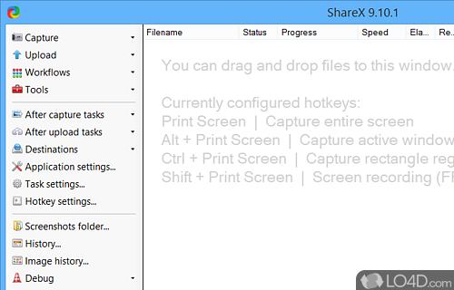Free and open-source snapshot grabber - Screenshot of ShareX