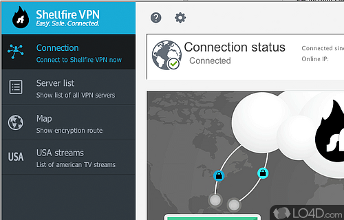 Screenshot of Shellfire VPN - A free app for Android, by Shellfire