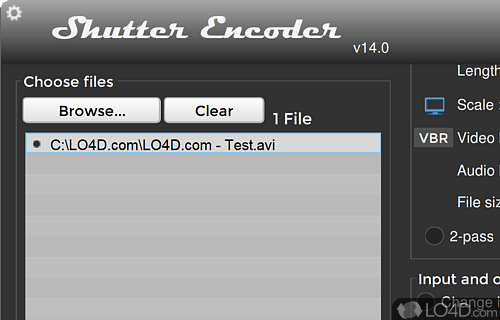 Intuitive handling that is met with enhanced, detailed customization and flexibility - Screenshot of Shutter Encoder