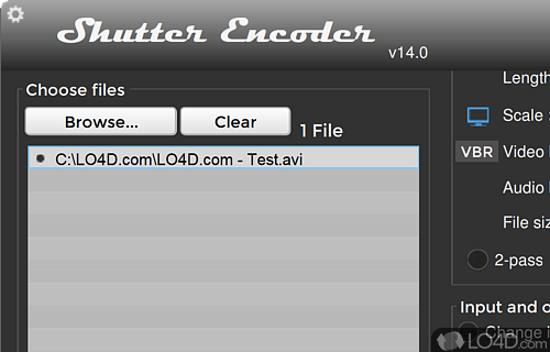 Shutter Encoder Screenshot