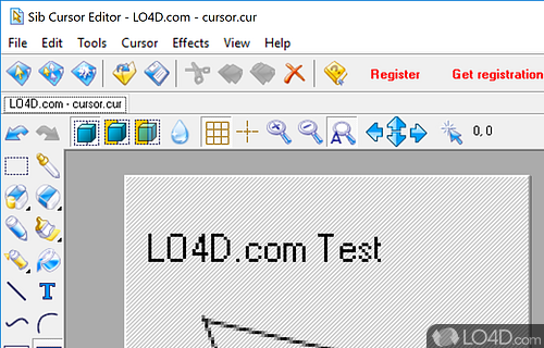 Sib Cursor Editor Screenshot