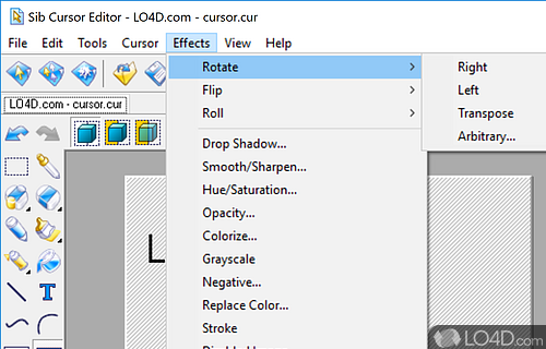 Sib Cursor Editor screenshot