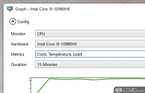 Personalize the monitors and set hotkeys for the most useful actions - Screenshot of Sidebar Diagnostics