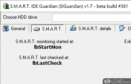 User interface - Screenshot of SIGuardian