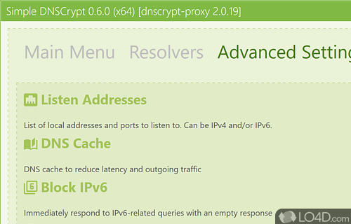 Simple DNSCrypt Screenshot